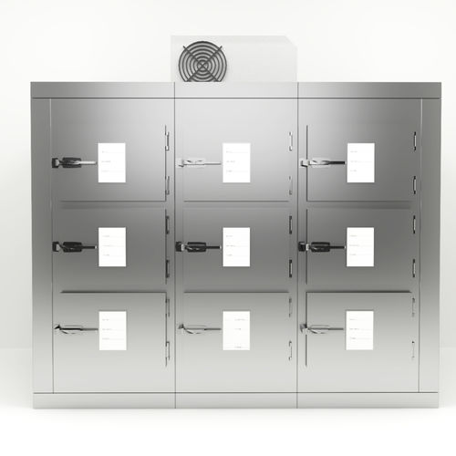 Leichenkühlzelle / 9 Körper - KC93 - Hiplaas - mit Frontöffnung / modular
