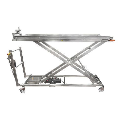 Höhenverstellbarer Leichentransportwagen - TRAYLIFT1700 - Hiplaas - Transport / elektrisch / Edelstahl