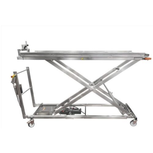 Höhenverstellbarer Leichentransportwagen - TRAYLIFT1700 - Hiplaas - Transport / elektrisch / Edelstahl