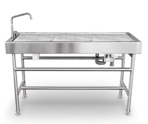 Nekropsie-Tisch - 7DT2143 - Hiplaas - rechteckig / für Großtiere / festinstalliert