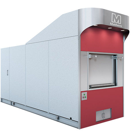 Krematorium-Ofen - PowerPak II PLUS  - Matthews Environmental Solutions - für Leichen / bodenstehend / automatisch
