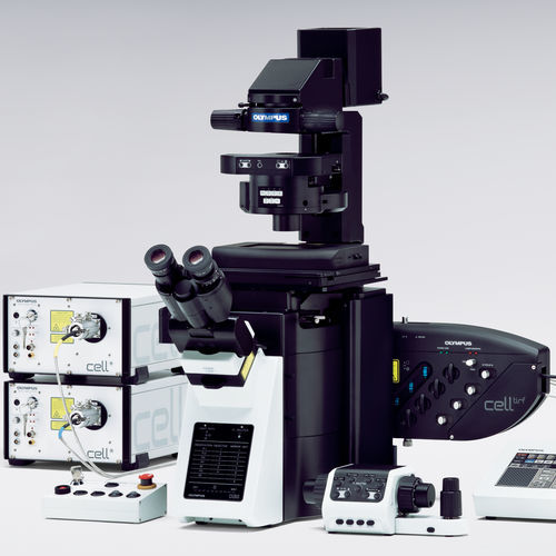 Inversmikroskop - IXplore TIRF - Evident - Olympus Scientific Solutions - optisch / Labor / für Forschungszwecke