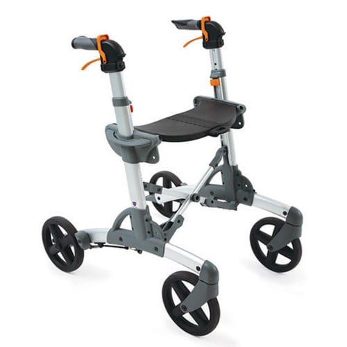 Rollator mit 4 Rädern - Smart - Eurovema Mobility - Aluminiumrahmen / mit Sitz / höhenverstellbar