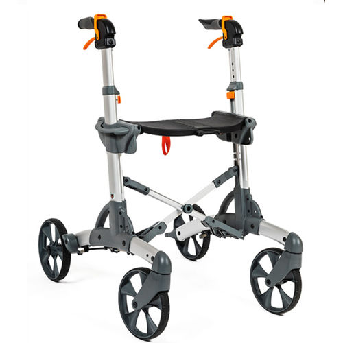 Rollator mit 4 Rädern - Smart 2 - Eurovema Mobility - Aluminiumrahmen / mit Sitz / zusammenklappbar