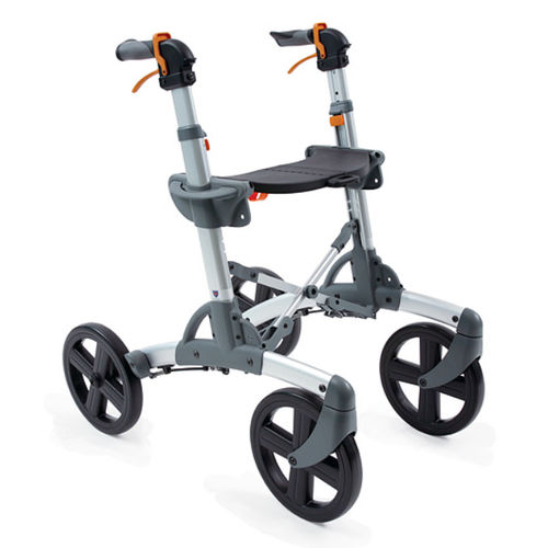 Rollator mit 4 Rädern - Patrol - Eurovema Mobility - Aluminiumrahmen / mit Sitz / zusammenklappbar