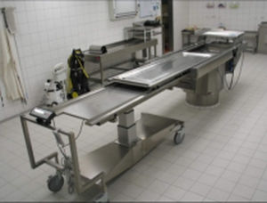 Arbeitstisch - MA-3502 - MEDIS Medical Technology - zum Sezieren / rechteckig / Edelstahl