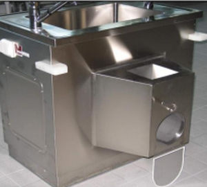 Tisch für Autopsie - MA-0970 - MEDIS Medical Technology - zum Sezieren / Edelstahl / andockbar