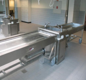 Tisch zum Sezieren - MA-2004 - MEDIS Medical Technology - rechteckig / Mobiler / andockbar