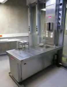 Arbeitstisch - MA-2069 - MEDIS Medical Technology - für Autopsie / rechteckig / für Tiere
