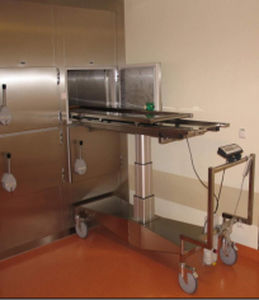 Leichenzelle für Leichentragen - MA-1100 - MEDIS Medical Technology - 2 Körper / mit Frontöffnung / 2-türig