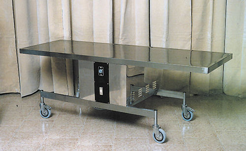 Tisch für Leichen-Präsentation - F030001I - Olivetti - gekühlt / Edelstahl