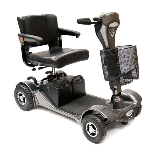 Elektrisches Elektromobil - Sapphire 2 - Sunrise Medical - mit 4 Rädern / mit Korb / zusammenklappbar