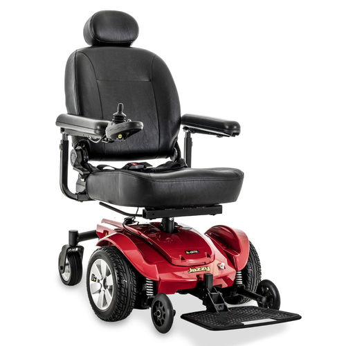 Elektrischer Rollstuhl - Jazzy Select® - Pride - zur Nutzung im Freien / für den Innenbereich / mit Fußstütze