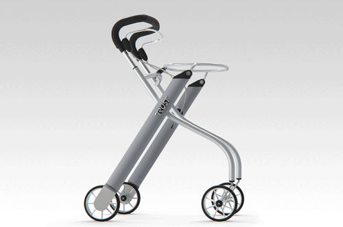 Rollator mit 4 Rädern - Let's Go  - Trust Care - mit Sitz / höhenverstellbar / zusammenklappbar
