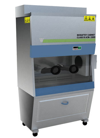 Mikrobiologische Sicherheitswerkbank / Klasse III - ACM-3300S - Acmas Technologies - für die Pharmaindustrie / bodenstehend / mit HEPA-Filter