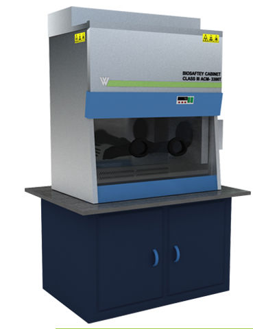 Mikrobiologische Sicherheitswerkbank / Klasse III - ACM-3300T - Acmas Technologies - für pharmazeutische Labore / Tischgerät / mit HEPA-Filter