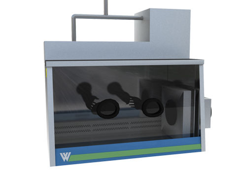 Labor-Strahlenschutzbox - ACM-3211GNP - Acmas Technologies - Tisch / Unterdruck