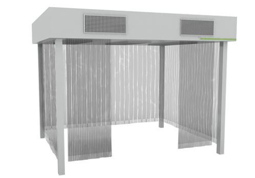 Reinraum für die Pharmaindustrie - ACM-SWCR-4129 - Acmas Technologies - modular / Weichwand