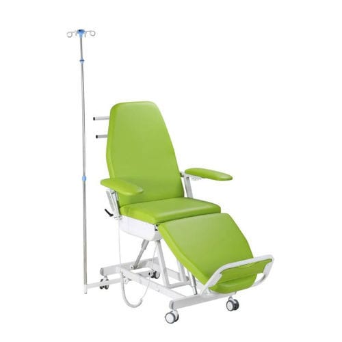 Elektrischer Behandlungsstuhl - DIA-COMFY series - Magnatek Enterprises - dreiteilig / mit Fußstütze / für Chemotherapie