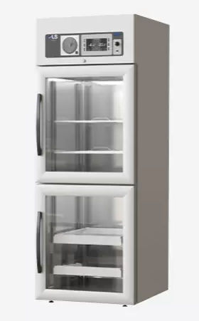Laborgefrierschrank - X-Cold 700/2TN-TS - Angelantoni Life Science - vertikal / mit 2 Türen / mit Glastür