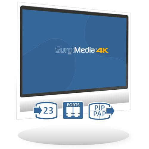 Visualisierungs-Managementsystem - XXL 4K-IPE 50 - SURGIMEDIA / ISIS - für DCIM-Datei / für PACS / Video