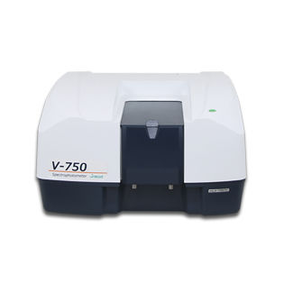 Optisches Spektrometer - V-750 - Jasco - UV-sichtbar / für die Probennahme / Zweistrahl