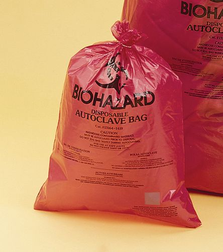 Biologisch gefährlicher Verpackungsbeutel - F13165-1419 - ATS Scientific Products - für medizinische Abfälle / autoklavierbar / zum Einmalgebrauch