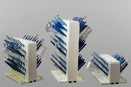 Labor-Halter / für Kolben - LAB-AIRE II  - ATS Scientific Products - für Röhrchen / mit Trocknungsfunktion