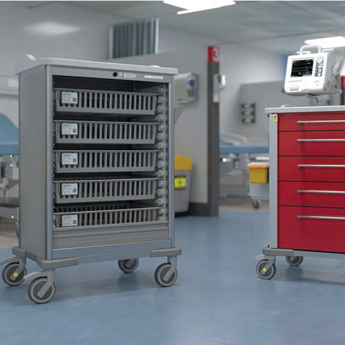 Transportwagen - MC7500-0050 - Medstor GmbH - Lager / mit Schublade / modular