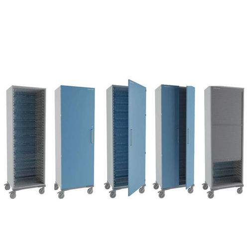 Abstellschrank - Medstor GmbH - mit Korb / mobil / 1 Tür