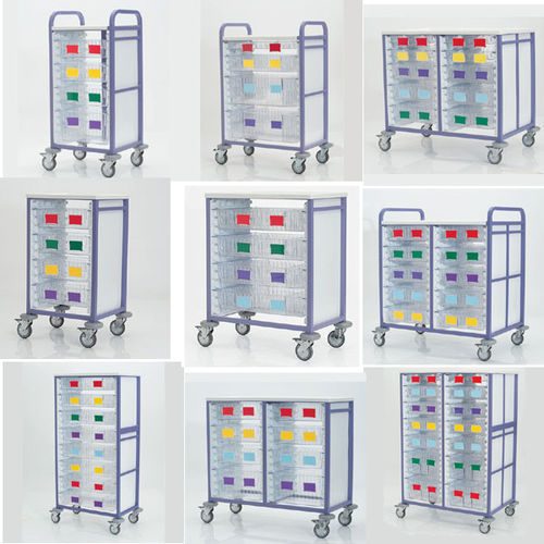 Transportwagen - Medstor GmbH - mit Korb / modular / offene Bauweise