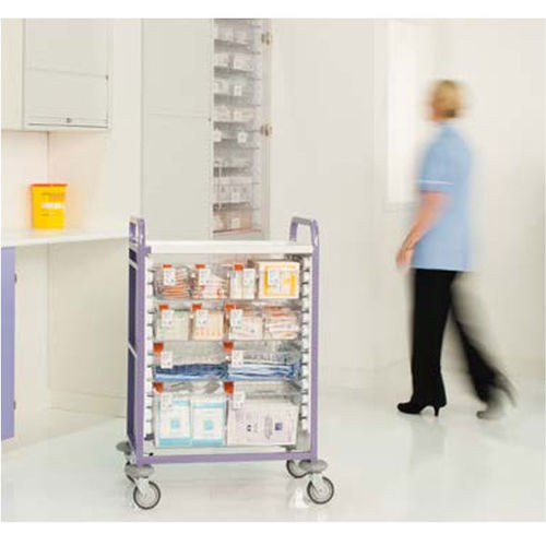 Wagen zur Medikamentenausgabe - MH3166 - Medstor GmbH - mit Platte