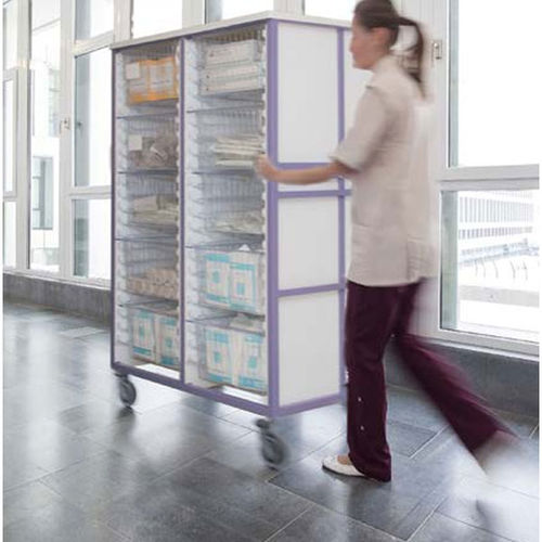 Sackhalterwagen für Kliniken - MH4206S - Medstor GmbH - Wäscherei / Transport / Lager