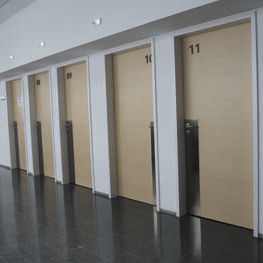 Tür für Gesundheitseinrichtungen - SOLECO DOORS - einflügelig