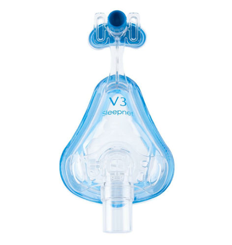 Maske für künstliche Beatmung / für Schlafapnoetherapie - V3  - Sleepnet - Gel / transparent