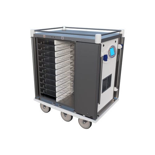 Medizinischer Wagen - ERG’ELEC - ELECTRO CALORIQUE Groupe - zum Servieren / Steuer / Tablettverteilung