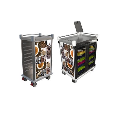 Medizinischer Wagen - PETIT DEJ' - ELECTRO CALORIQUE Groupe - für Transport / Frühstück / Steuer