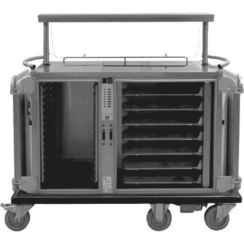 Wagen für Kliniken - SERELIS - ELECTRO CALORIQUE Groupe - Service / zum Servieren / Tablettverteilung