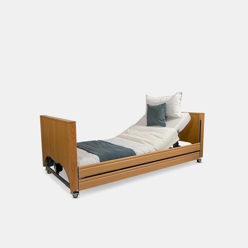 Pflegebett - ECOFIT PLUS LOW - TEKVOR CARE - für häusliche Krankenpflege / elektrisch / höhenverstellbar