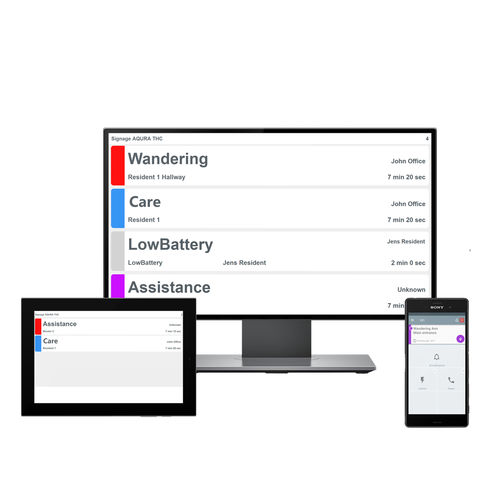 Rufmanagementsystem - Televic Healthcare - Information / medizinisch / für Smartphone