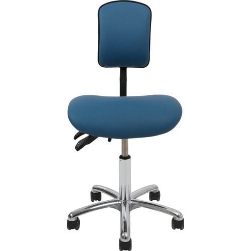 Stuhl für Zahnarztpraxis - Samba 150 - VELA Medical - auf Rollen / mit hoher Rückenlehne / ergonomisch