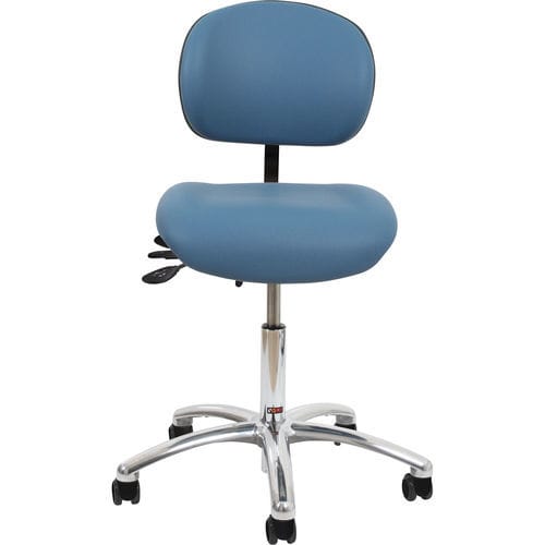 Bürostuhl für Zahnarztpraxis - Latin 100 - VELA Medical - für Erwachsene / auf Rollen / mit hoher Rückenlehne