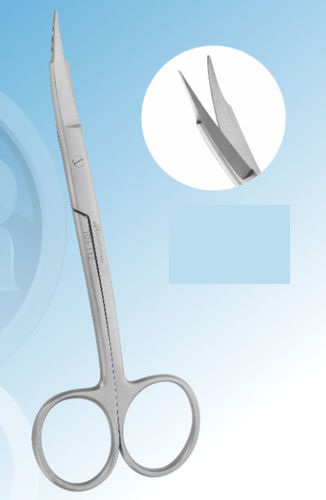 Schere für Zahnchirurgie - 103-112 - AR INSTRUMED DEUTSCHLAND GmbH - Goldman-Fox / für Humanmedizin / gebogen