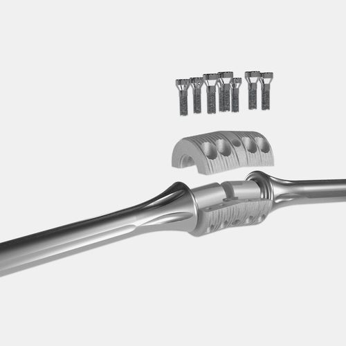 Marknagel für Oberschenkelknochen - OsteoBridge™ - Merete - für Tibia / Titan