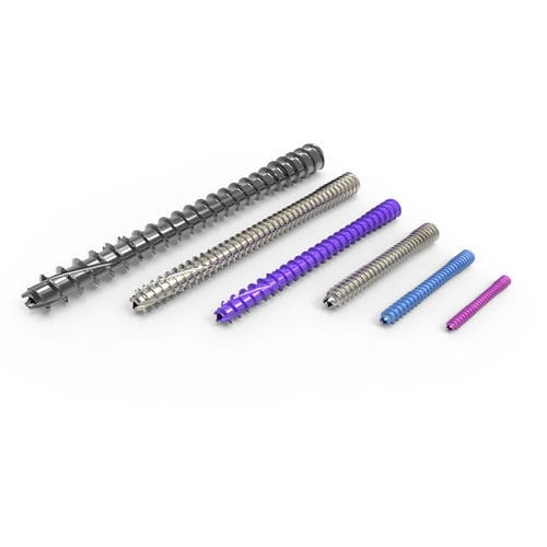 Knochen-Kompressionsschraube / für Calcaneum - Acutrak 2 - Acumed - für Hand / ohne Kopf / Metall