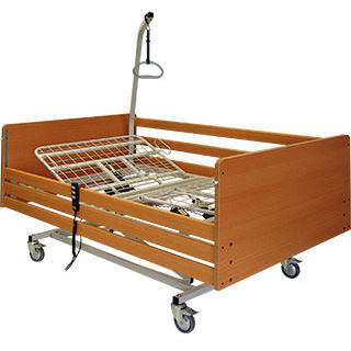 Krankenhausbett - SB XL - aks - Aktuelle Krankenpflege Systeme - elektrisch / für Übergewichtige / höhenverstellbar