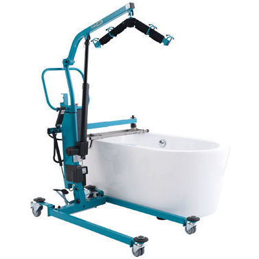 Elektrischer Patientenlifter - foldo® - aks - Aktuelle Krankenpflege Systeme - auf Rollen / für Badewanne