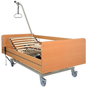 Pflegebett - S4 - aks - Aktuelle Krankenpflege Systeme - für häusliche Krankenpflege / elektrisch / höhenverstellbar