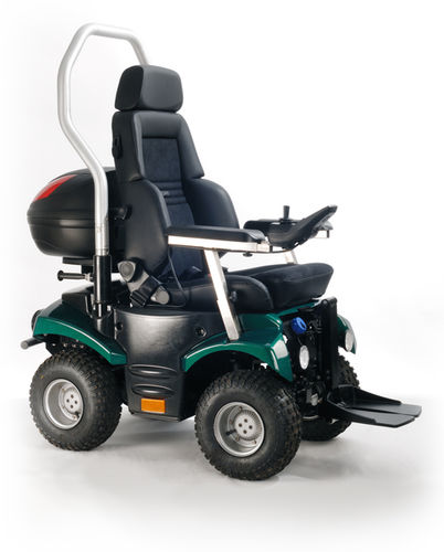 Elektrischer Rollstuhl - P4 Country - 4poWer4 - zur Nutzung im Freien / Offroader / mit Fußstütze