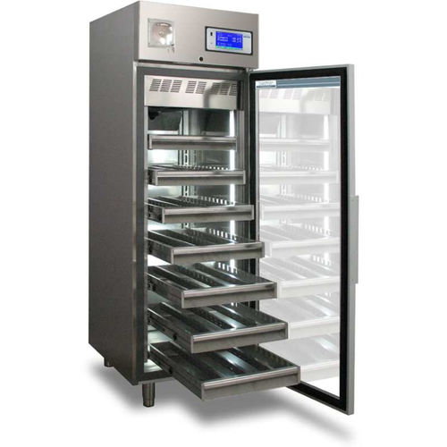 Kühlschrank für Blutbanken - TC 550-G - tritec - vertikal / 1 Tür / mit Abtauautomatik
